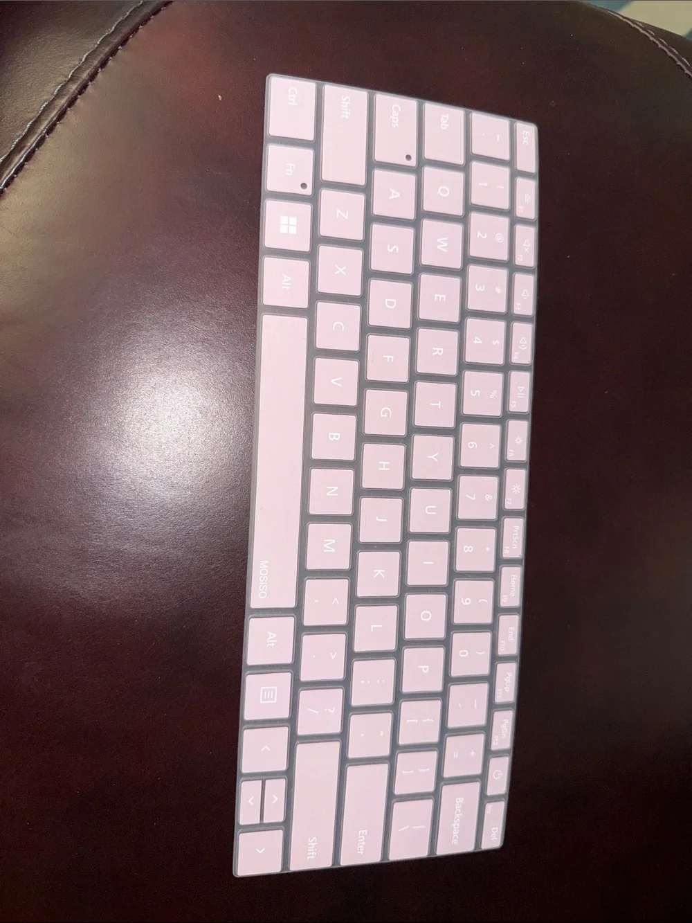Wireless Bluetooth Tablet Keyboard - Pink White